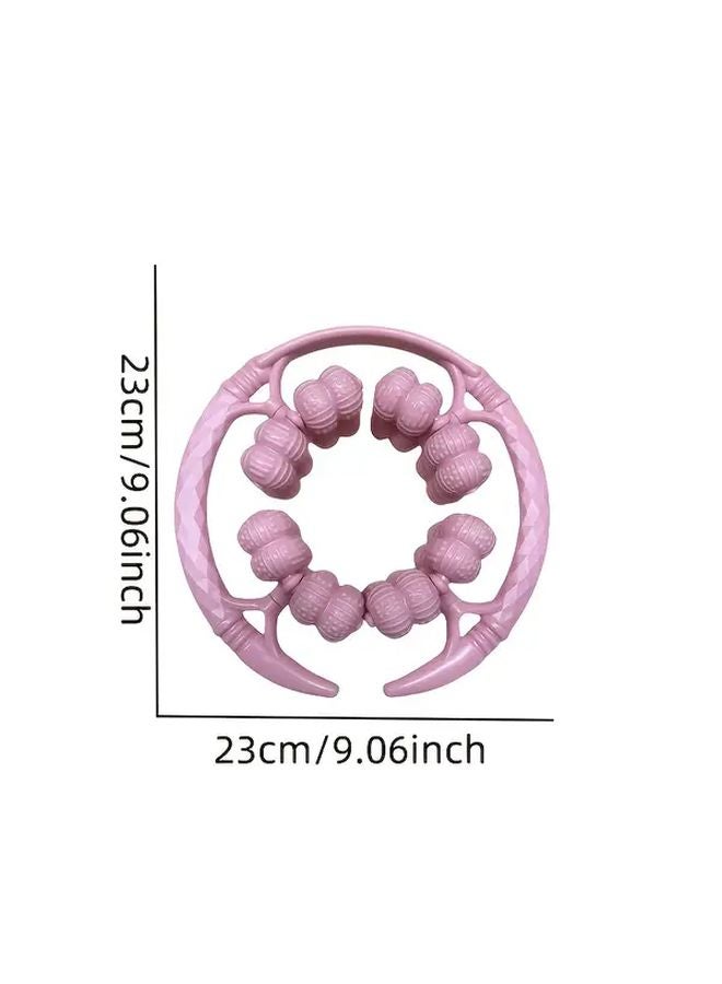 32 Rollers Pink Muscle Massager Roller for Legs Arms Post Workout Relaxation - Image 4